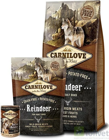 CARNILOVE Dog Adult Reindeer RENIFER 1,5kg