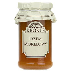 Krokus DŻEM MORELOWY O OBNIŻONEJ ZAWARTOŚCI CUKRU BEZGLUTENOWY 235 g