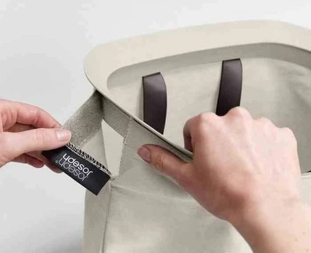 JJ-Kosz podwójny na pranie 90l. Tota, ecru