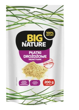 Big Nature Płatki drożdzowe nieaktywne 200 g