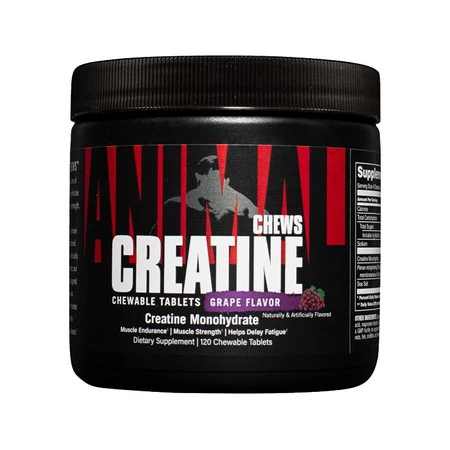 Universal Nutrition Animal Creatine Chews 120 tabl. smak winogron