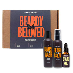 Men Rock Zestaw prezentowy do brody Men Rock Beardy Beloved Soothing Oak Moss