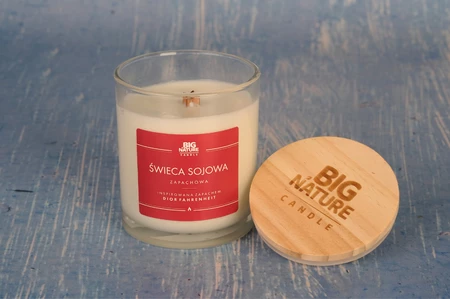 Big Nature Świeca Sojowa DIOR FAHRENHEIT 215 g