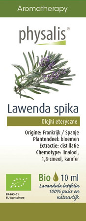 OLEJEK ETERYCZNY LAWENDA SZEROKOLISTNA BIO 10 ml.