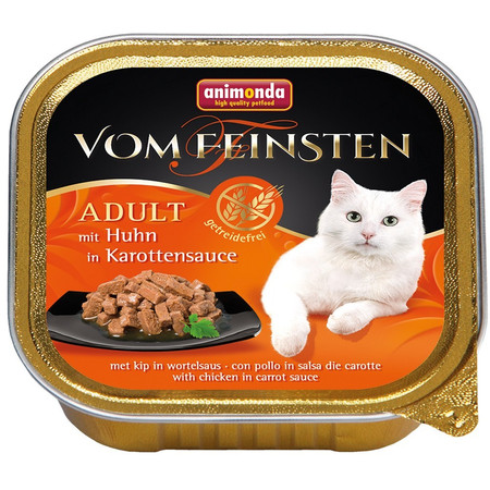 ANIMONDA Vom Feinsten Cat ADULT Kurczak Marchewka Sos 100g