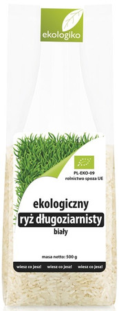 Ryż biały długoziarnisty BIO 500 g