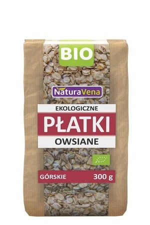 PŁATKI OWSIANE GÓRSKIE BIO 300 g - NATURAVENA