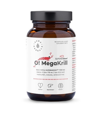 Aura Herbals O! MegaKrill 1180 mg 60 k
