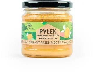Miody Dworskie Miód z pyłkiem kwiatowym 250g
