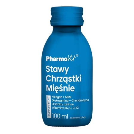 Pharmovit SHOT STAWY CHRZĄSTKI MIĘŚNIE BEZGLUTENOWY 100 ml 