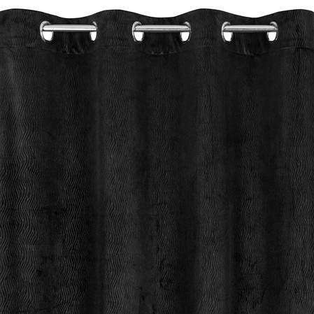 ZASŁONA GOTOWA LILI 140 X 250 CM CZARNY