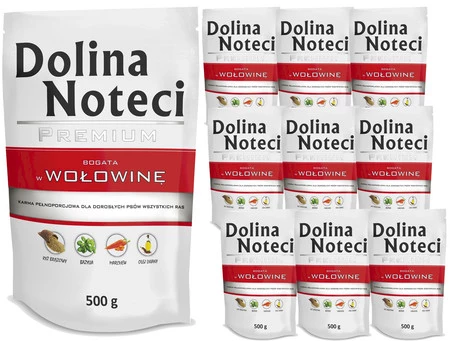 DOLINA NOTECI Premium WOŁOWINA Pakiet 10x500g