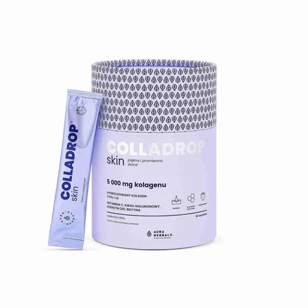 Colladrop® Skin, kolagen morski 5000 mg - 30 saszetek