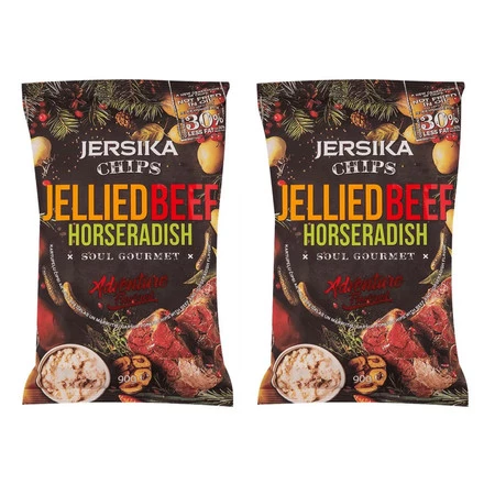 Zestaw 2x Chipsy ziemniaczane o smaku wołowiny i chrzanu 90 g