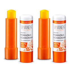 Zestaw: 2x Vianek − Odżywcza pomadka ochronna − 4,6 g