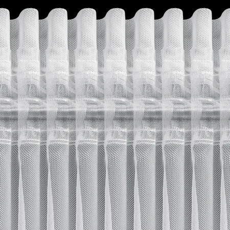 FIRANA GOTOWA LARISA NA TAŚMIE 140 X 270 CM BIAŁY