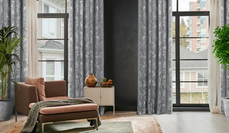 ZASŁONA GOTOWA LIVIA 140 X 250 CM STALOWY