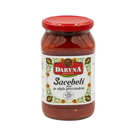 Zestaw 2x Sos Sacebeli bez dodatku cukru 475 g