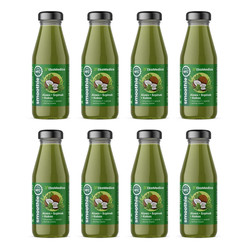 Zestaw 8x EkaMedica Smoothie aloes-szpinak-kokos 250ml