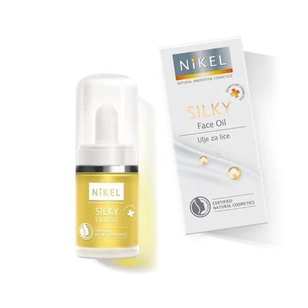 NIKEL, SILKY, olejek do twarzy Immortelle,  buteleczka 15 ml