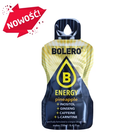 Bolero Energy Ananas 7g napój w proszku ze stewią