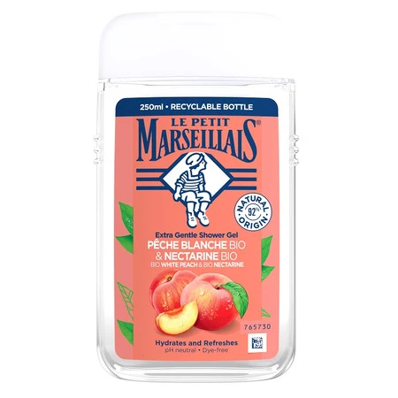 Le Petit Marseillais – Brzoskwinia i Nektarynka Żel pod prysznic – 250 ml