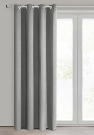 ZASŁONA GOTOWA D91 PARISA 135 X 250 CM SZARY
