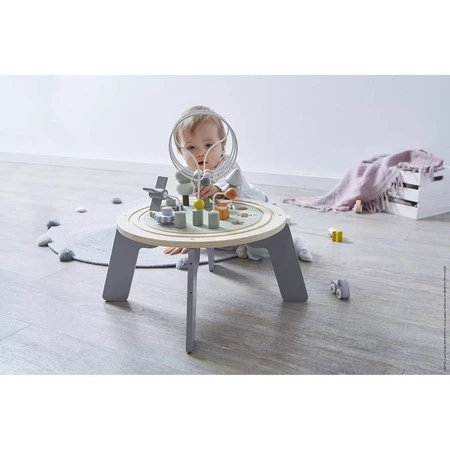 Janod Wielofunkcyjny stolik edukacyjny drewniany z regulacją wysokości Sweet Cocoon