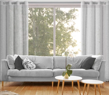 ZASŁONA GOTOWA AMARI 140 X 250 CM STALOWY