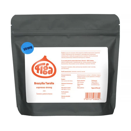 Figa Coffee - kawa ziarnista Brazylia Tarsila Natural Strong Espresso 250 g