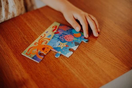 Mudpuppy Puzzle-kartka z życzeniami Rekin 12 elementów 3+