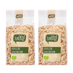Zestaw: 2x Eureko − Płatki orkiszowe BIO − 300 g
