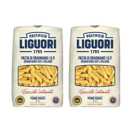 Zestaw 2x Makaron Liguori IGP Penne Rigate 500G