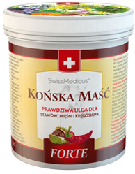SWISSMEDICUS Końska maść rozgrzewająca FORTE 500ml