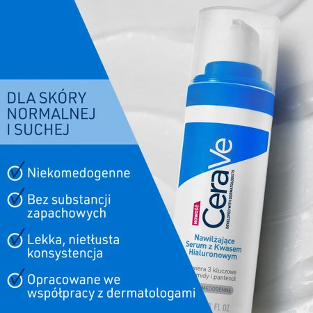 Nawilżające serum z kwasem hialuronowym 30ml