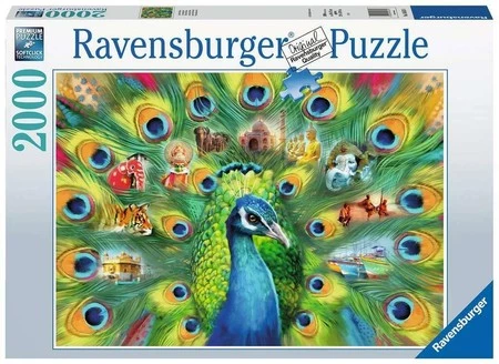 Puzzle 2D 2000 Pawia Kraina 16567 -