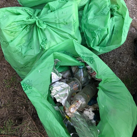 GreenAware, Kompostowalne worki na odpady ogrodowe 150 L, 3 szt.