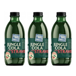 Zestaw: 3x Jungle Cola Poziomka 330ml