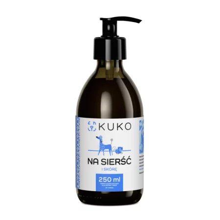 KUKO by Yango suplement na sierść i skórę dla psów i kotów 250 ml