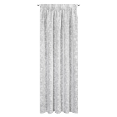 ZASŁONA GOTOWA RUBI NA TAŚMIE 140 X 270 CM BIAŁY
