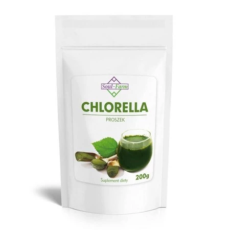 Soul Farm Chlorella proszek 200 g oczyszczanie