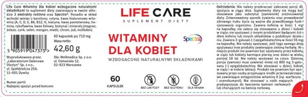 Life Care Witaminy Dla Kobiet 60 kaps.