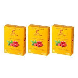 Zestaw: 3x Nexon Pharma Witamina C 1000 mg, 30 kaps