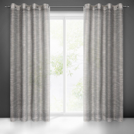 FIRANA GOTOWA RACHEL 140 X 250 CM STALOWY