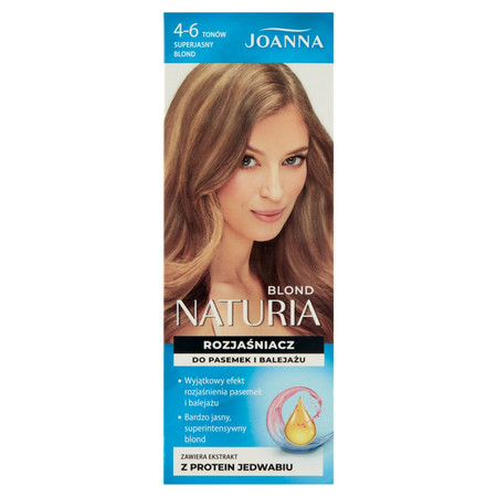Naturia Blond rozjaśniacz do pasemek i balejażu 4-6 tonów
