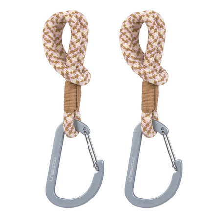 Lassig Casual Label Uniwersalne sznurkowe zaczepy do torby do wózka 2 szt. camel vanilia