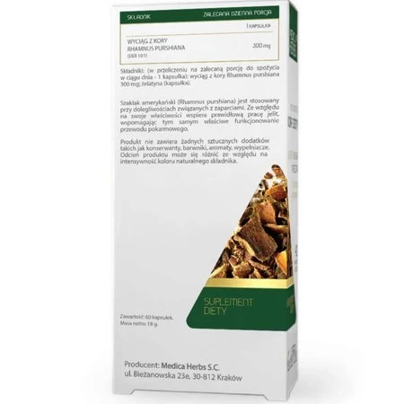 Medica Herbs Cascara Sagrada 60 k