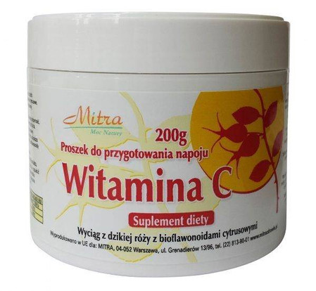 Mitra Witamina C 200 g odporność dzika róża