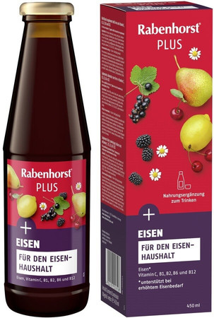  Rabenhorst − Bogactwo żelaza Plus − 450 ml