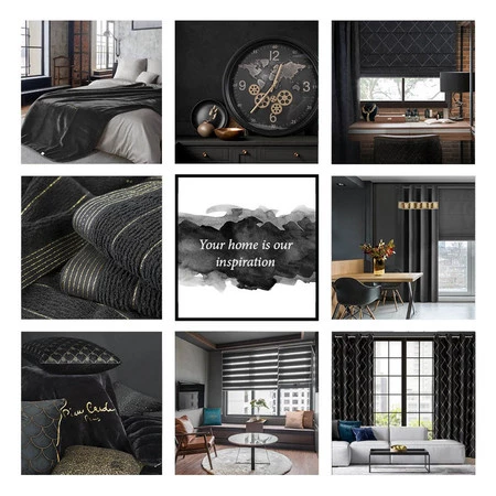 ZASŁONA DEKORACYJNA PIERRE CARDIN MARGO 140 X 250 CM CZARNY